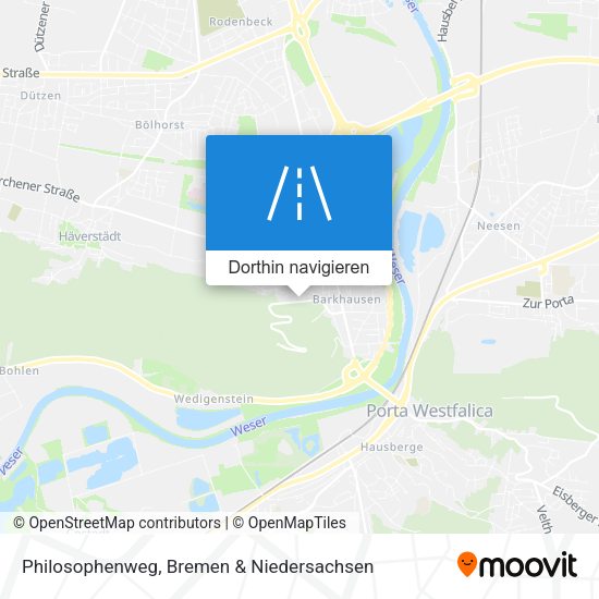 Philosophenweg Karte