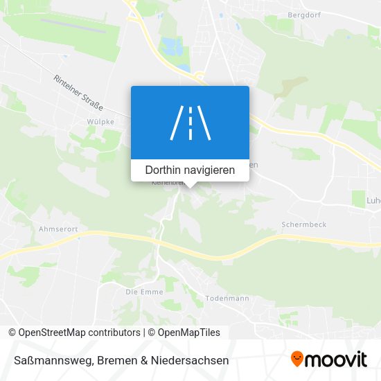Saßmannsweg Karte