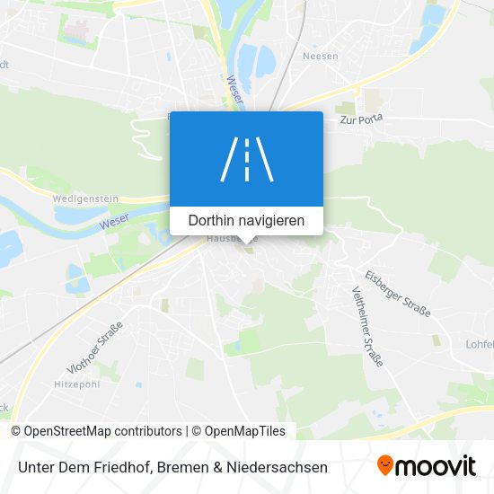 Unter Dem Friedhof Karte