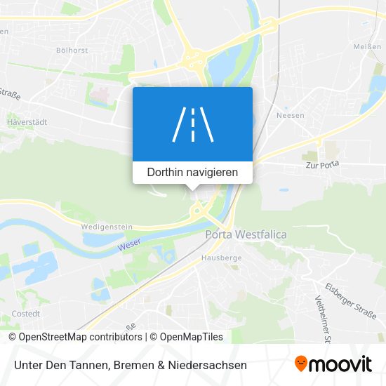 Unter Den Tannen Karte