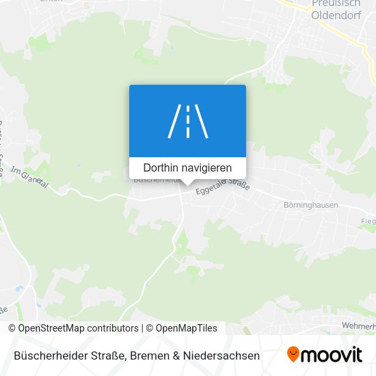 Büscherheider Straße Karte