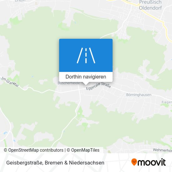 Geisbergstraße Karte