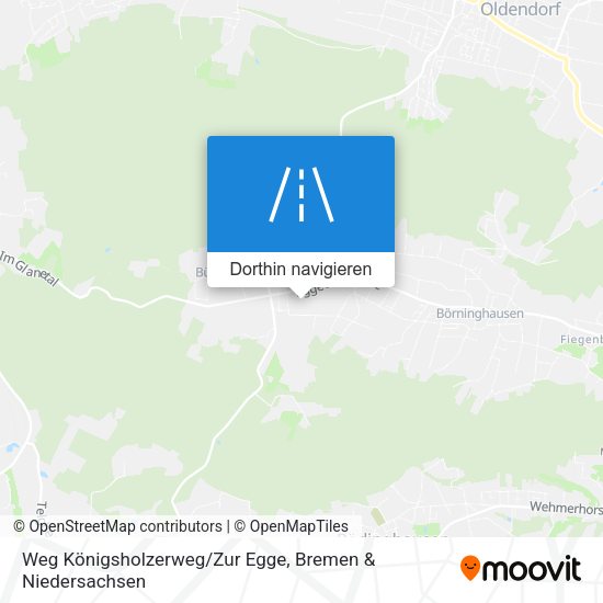 Weg Königsholzerweg/Zur Egge Karte
