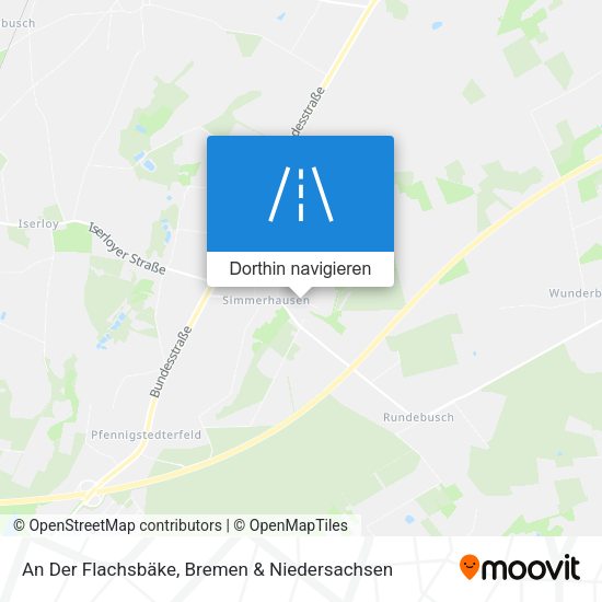 An Der Flachsbäke Karte