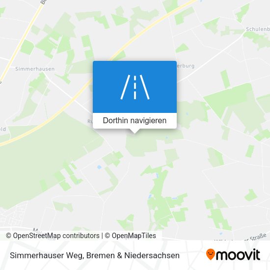Simmerhauser Weg Karte