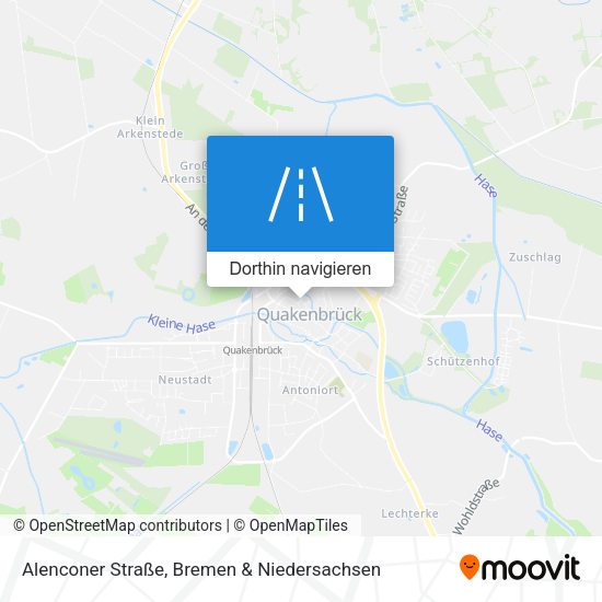 Alenconer Straße Karte