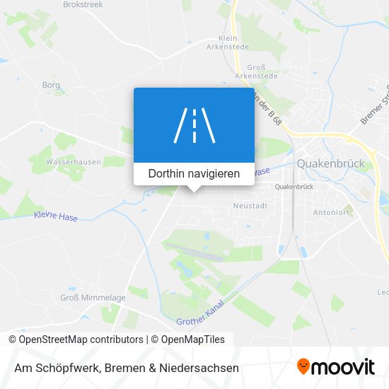 Am Schöpfwerk Karte