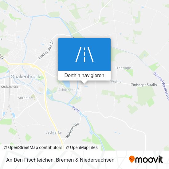 An Den Fischteichen Karte