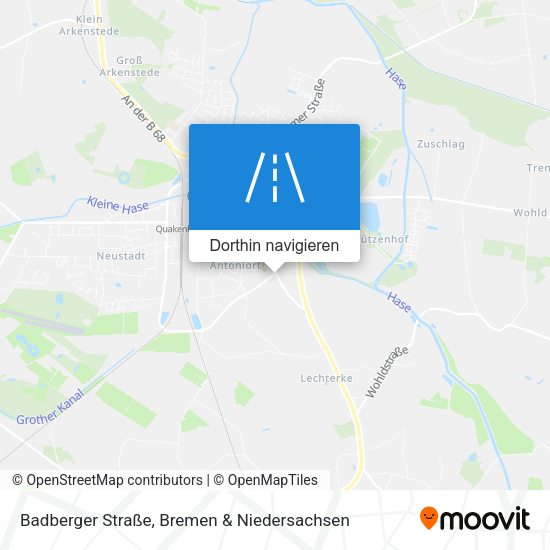 Badberger Straße Karte
