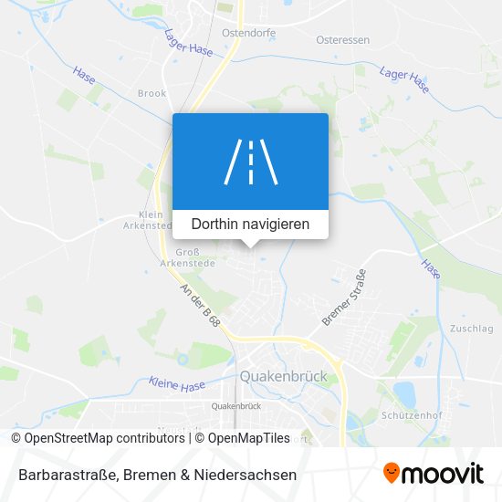 Barbarastraße Karte