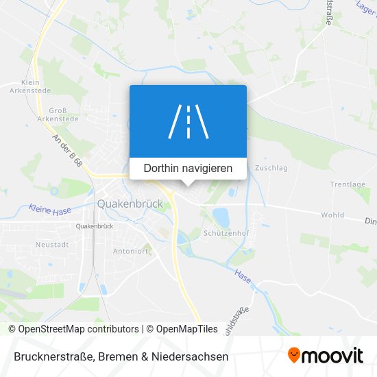 Brucknerstraße Karte