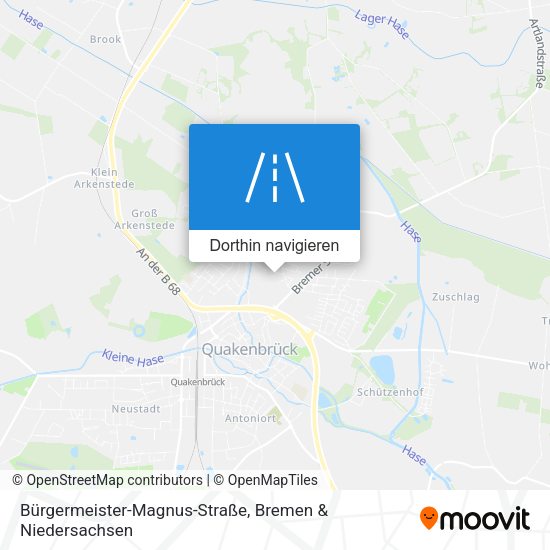 Bürgermeister-Magnus-Straße Karte