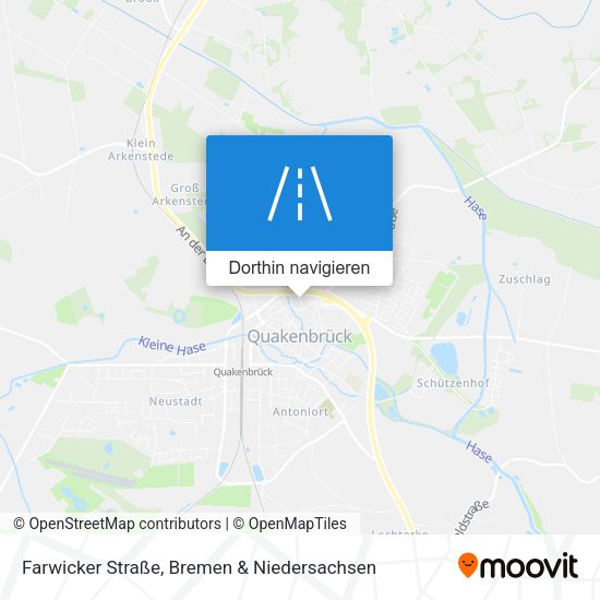 Farwicker Straße Karte
