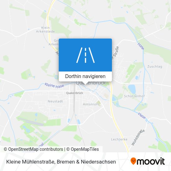 Kleine Mühlenstraße Karte
