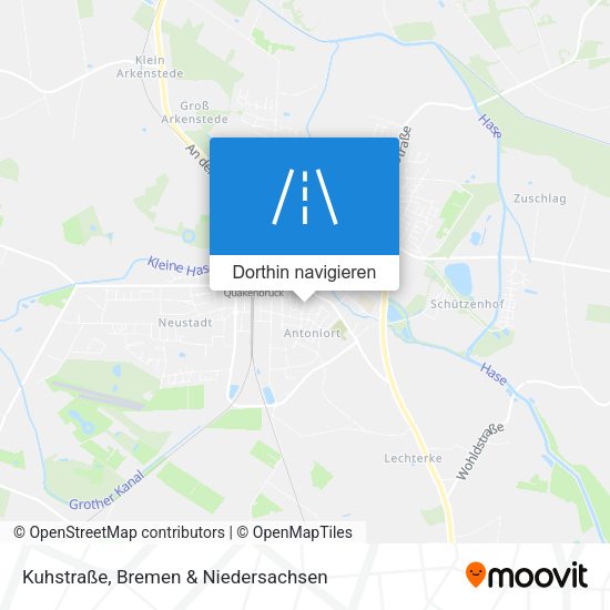 Kuhstraße Karte