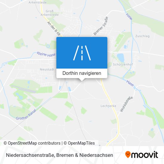 Niedersachsenstraße Karte
