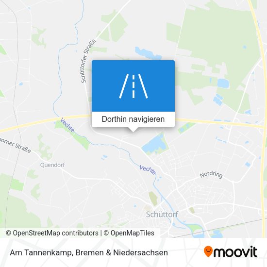 Am Tannenkamp Karte