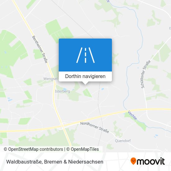 Waldbaustraße Karte