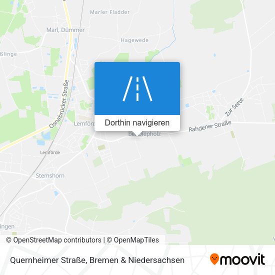 Quernheimer Straße Karte