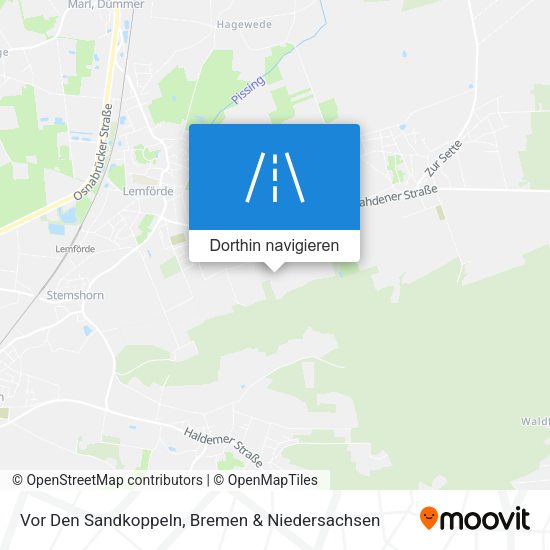 Vor Den Sandkoppeln Karte