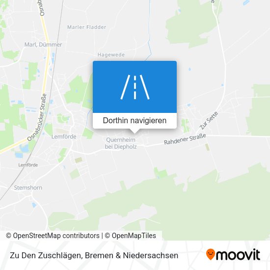 Zu Den Zuschlägen Karte