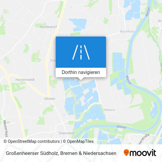Großenheerser Südholz Karte