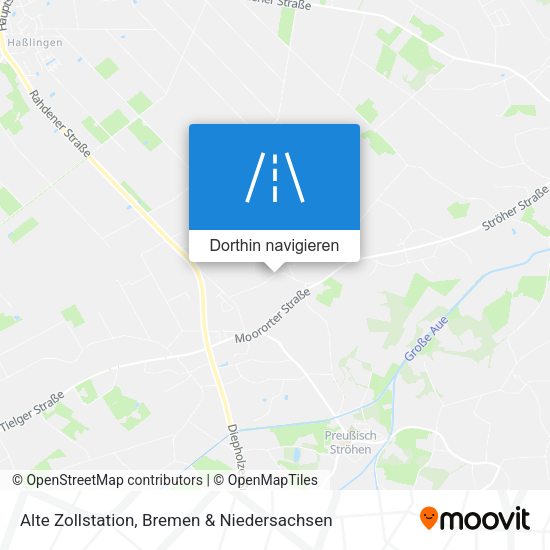 Alte Zollstation Karte
