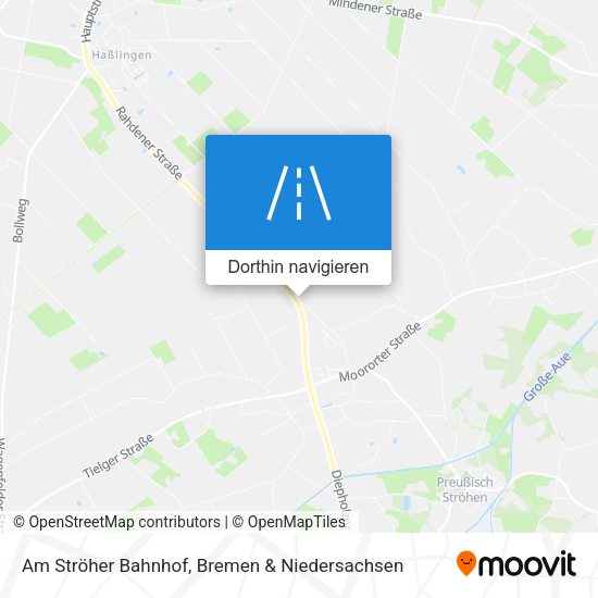 Am Ströher Bahnhof Karte
