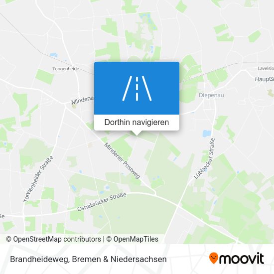 Brandheideweg Karte