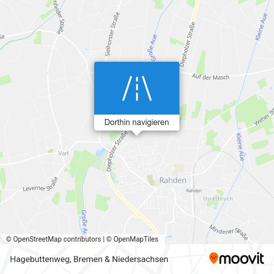 Hagebuttenweg Karte