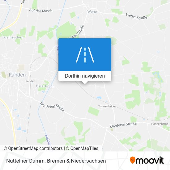 Nuttelner Damm Karte