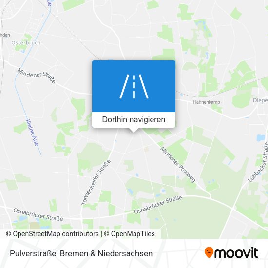 Pulverstraße Karte