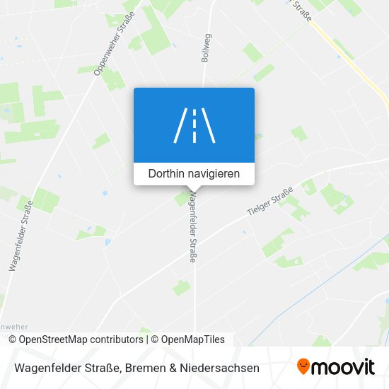 Wagenfelder Straße Karte