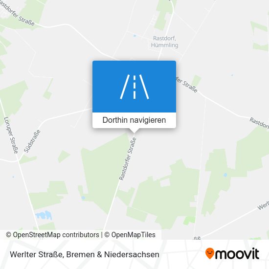 Werlter Straße Karte
