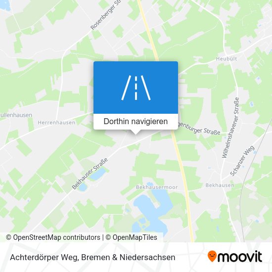Achterdörper Weg Karte