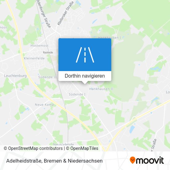 Adelheidstraße Karte
