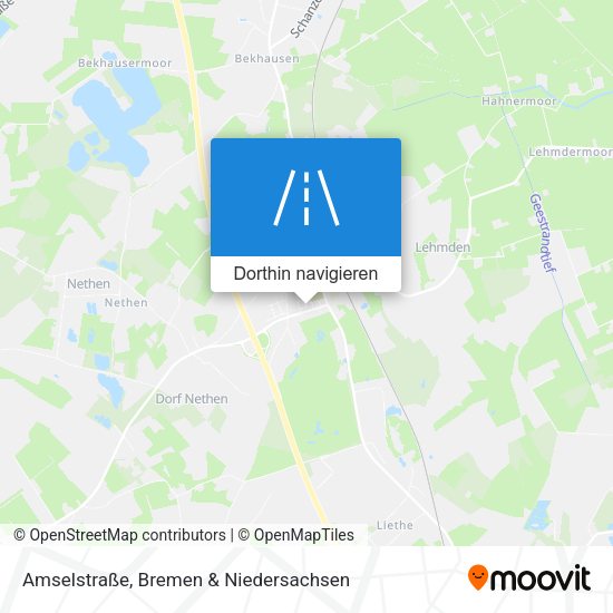 Amselstraße Karte