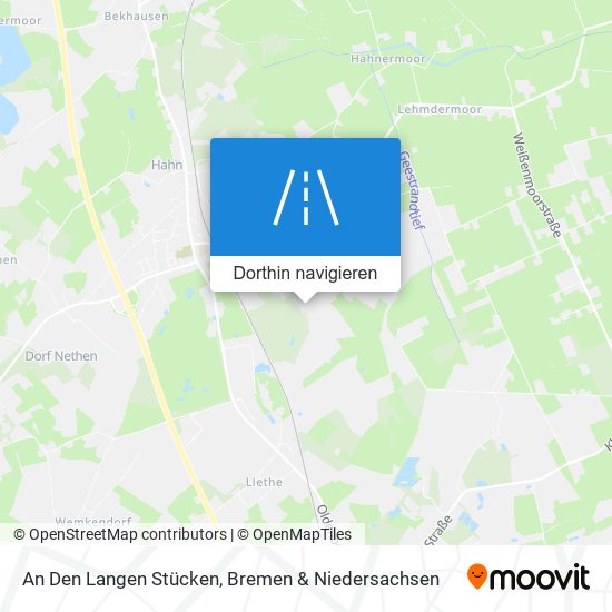 An Den Langen Stücken Karte