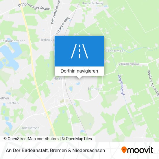 An Der Badeanstalt Karte