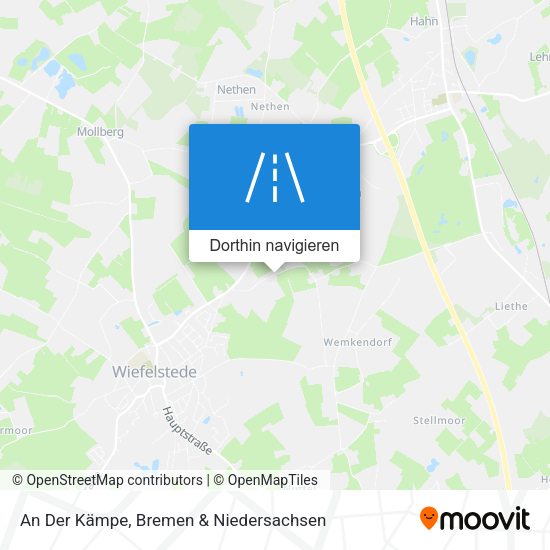 An Der Kämpe Karte
