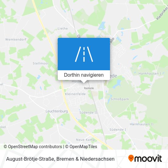 August-Brötje-Straße Karte