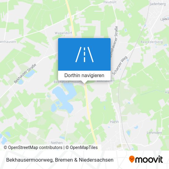Bekhausermoorweg Karte