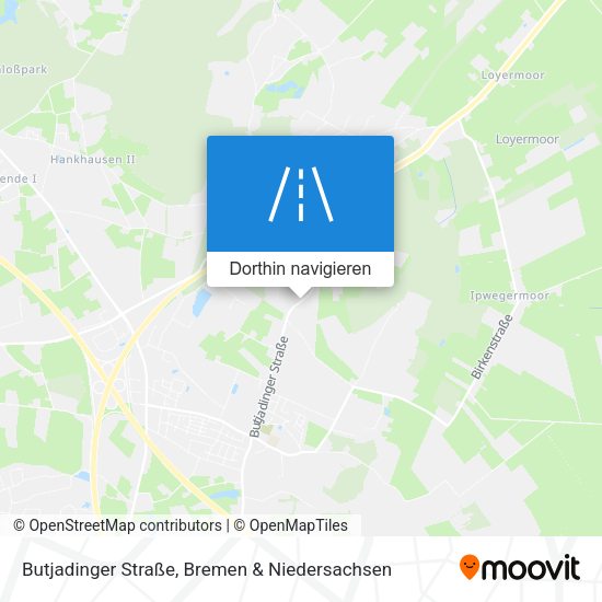 Butjadinger Straße Karte