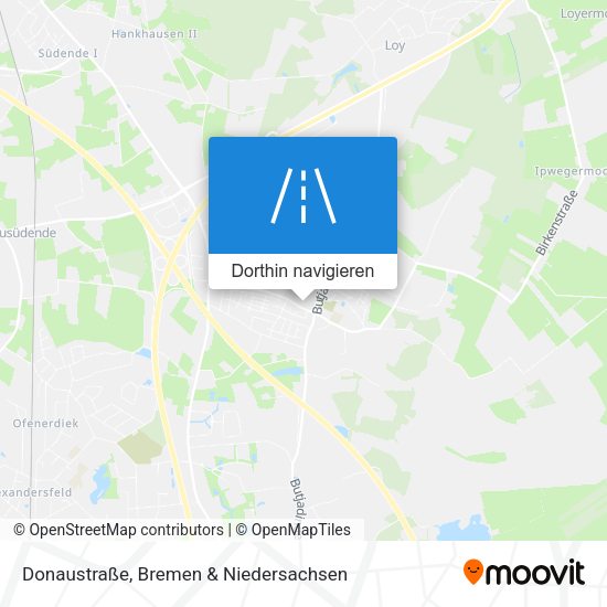 Donaustraße Karte