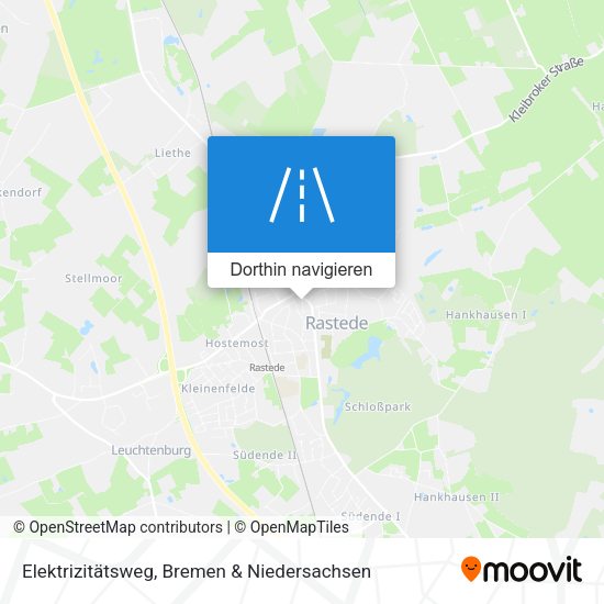 Elektrizitätsweg Karte