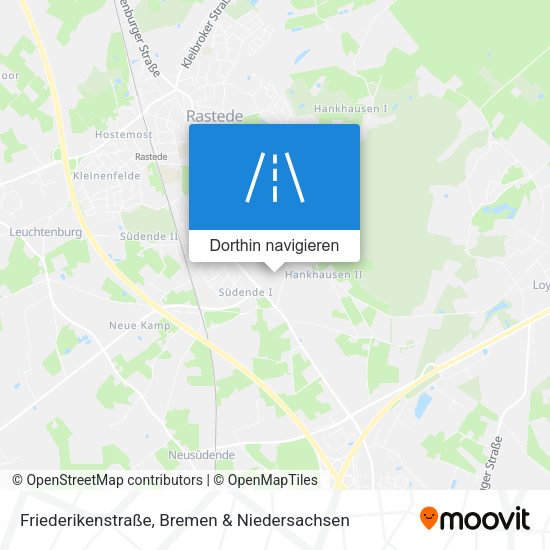 Friederikenstraße Karte