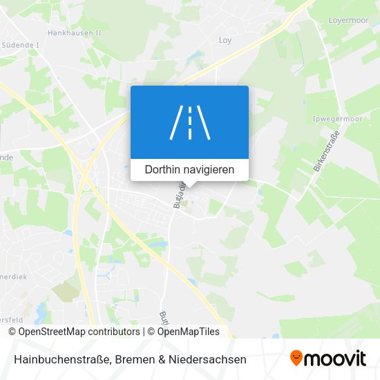Hainbuchenstraße Karte