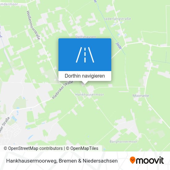 Hankhausermoorweg Karte