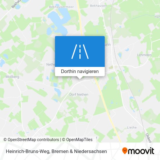 Heinrich-Bruns-Weg Karte