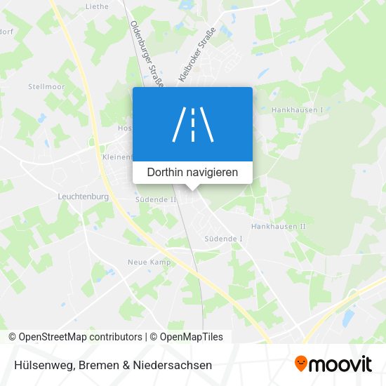 Hülsenweg Karte